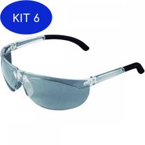 Kit 6 Óculos Policarbonato Espelhado Wk5-E 495417 - Worker