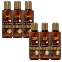Kit 6 Óleo Corporal Baunilha Em Flor 120Ml - Pepilon