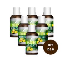 KIT 6 Óleo de Abacate Puro e Natural 30ml