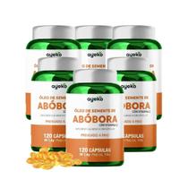 KIT 6 Óleo de Abóbora com Vitamina E Prensado a Frio 120 caps Ayeko