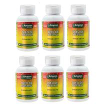 Kit 6 Óleo De Avestruz Amazon Struthio - 60 Capsulas