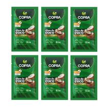 Kit 6 Óleo de Coco Copra Extravirgem Sachê 15ml