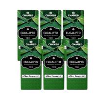 Kit 6 Óleo Essencial Eucalipto 100% Puro 10ml Chamed