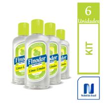 Kit 6 Óleo essencial natural Finodor lima limão 140ml