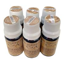KIT 6 Óleo Hidrossolúvel Sândalo Puro Umidificadores 10ml