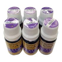 KIT 6 Óleo Hidrossolúvel Violeta Puro Umidificadores 10ml