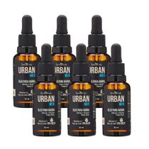 Kit 6 Óleo para Barba Hidratante Amaciar os Pelos Toque Seco IPA Beer 30ml Urban Men Kit 6 Óleo para Barba Hidratante Amaciar os Pelos Toque Seco IPA Beer 30ml Urban Men