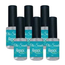 Kit 6 Óleo Secante de Esmalte Secagem Rápica Repos Cosméticos 9ml