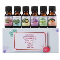 Kit 6 Oleos Essenciais Natural P/ Difusor 100% Natural