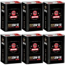 Kit 6 Óleos Lubrificante de Motores Clássicos Carros Antigos Lata Motul Classic 20w50 12 Litros Kit 6 Óleos Lubrificante de Motores Clássicos Carros Antigos Lata Motul Classic 20w50 12 Litros