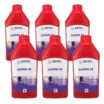 Kit 6 Óleos Super 32 Compressor Ar Cond Automotivo 1 Litro