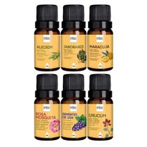 Kit 6 Óleos Vegetais Revitalização Total Profunda - Natural - Essência do Brasil Kit 6 Óleos Vegetais Revitalização Total Profunda - Natural - Essência do Brasil