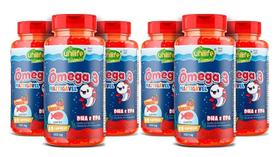 Kit 6 Ômega 3 Kids 60 Cápsulas Unlife Kit 6 Ômega 3 Kids 60 Cápsulas Unlife