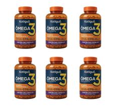 Kit 6 Omega 3 Tripla Fonte 240 Capsulas - Katigua