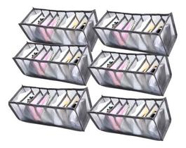 Kit 6 Organizador Colmeia 7 Divisorias Calcinha Cueca Meia