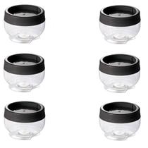 Kit 6 Organizador de Alimentos Gire e Trave Empilhável 155ML