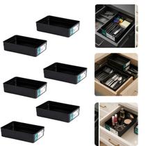 Kit 6 Organizador De Gaveta Modular Multiuso Paramount 22,5X15X5CM