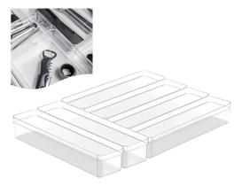 Kit 6 Organizador De Gaveta Quarto Cozinha Modular Multiuso Kit 6 Organizador De Gaveta Quarto Cozinha Modular Multiuso