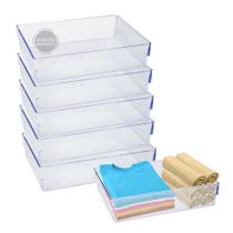 Kit 6 Organizador Roupas Closet Armário Acessórios Biquínis Meias