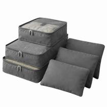 Kit 6 Organizadores de Mala para Viagem Sortido