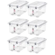 Kit 6 Organizadores Decorativa Multiuso 4,3 L Transparente