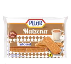 Kit 6 Pacotes de Biscoitos Maizena Pilar Tradicional 350g