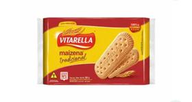 Kit 6 Pacotes de Biscoitos Maizena Tradicional Vitarella 350g Kit 6 Pacotes de Biscoitos Maizena Tradicional Vitarella 350g