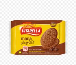 Kit 6 Pacotes de Biscoitos Maria Chocolate Vitarella 350g