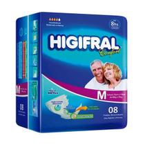 Kit 6 Pacotes de Fraldas Geriátricas Higifral M C/08 Kit 6 Pacotes de Fraldas Geriátricas Higifral M C/08