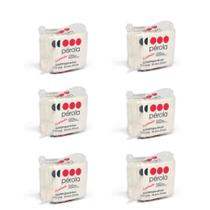 Kit 6 Pacotes de Guardanapo 18x20 folha simples Pérola com 100 folhas