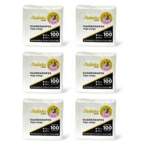 Kit 6 Pacotes de Guardanapo 19,5x19,5cm Vó Tudinha Folha Simples com 100 folhas Kit 6 Pacotes de Guardanapo 19,5x19,5cm Vó Tudinha Folha Simples com 100 folhas