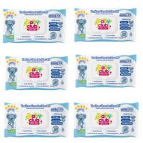 Kit 6 Pacotes de Toalhas Umedecidas Baby Club Ultra Care Rn C/100 Toalhinhas Em CADA Recém Nascido Kit 6 Pacotes de Toalhas Umedecidas Baby Club Ultra Care Rn C/100 Toalhinhas Em CADA Recém Nascido
