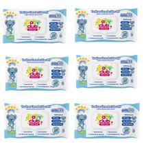 Kit 6 Pacotes de Toalhas Umedecidas Baby Club Ultra Care Rn C/100 Kit 6 Pacotes de Toalhas Umedecidas Baby Club Ultra Care Rn C/100