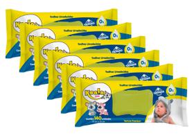 Kit 6 Pacotes Toalhas Umedecidas Koala Baby - 840 Unidades