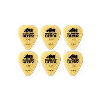 Kit 6 palhetas dunlop 1mm 421r1.0 ultex standard