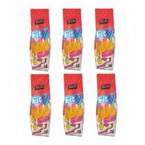 Kit 6 Palitos De Batata Doce Com Povilho eite Picante 60G Kit 6 Palitos De Batata Doce Com Povilho eite Picante 60G