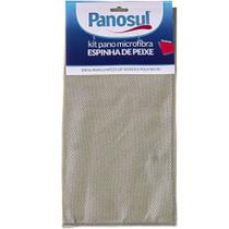 Kit 6 Pano 35x35cm Espinha De Peixe Microfibra Super Absorção Panosul Kit 6 Pano 35x35cm Espinha De Peixe Microfibra Super Absorção Panosul