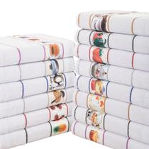 Kit 6 Pano De Copa Felpudo Atoalhado 100% Algodão