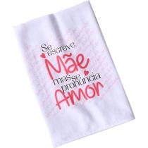 Kit 6 Pano De Copa Sarja Amor De Mãe 220g-m² 100% Algodão 45x75cm Branco Kit 6 Pano De Copa Sarja Amor De Mãe 220g-m² 100% Algodão 45x75cm Branco