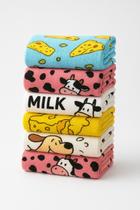 Kit 6 Pano De Copa Teka 100 Algodao 65x40cm Multi Colorido Florido