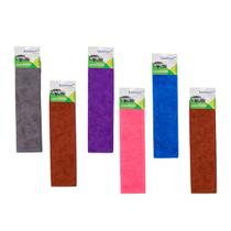 KIT 6 Pano Microfibra Multiuso 40x60 cm Lavanderia automotivo Limpeza vidro carro Cozinha domestico