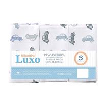 Kit 6 Panos de Boca Luxo Bebê 34 cm x 40 cm Incomfral