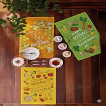 Kit 6 Panos de Copa Felpudo Teka Primore Frases Motivacionais Kit 6 Panos de Copa Felpudo Teka Primore Frases Motivacionais