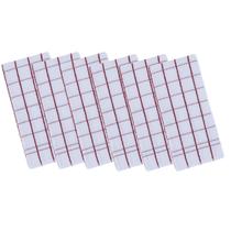 Kit 6 panos de prato teka chef premium atoalhado 100% algodão 45 x 70cm