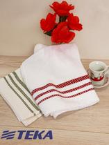 Kit 6 Panos de Prato Teka Premium Nobre 45x70cm Alta 100% Algodão Alta Absorção Kit 6 Panos de Prato Teka Premium Nobre 45x70cm Alta 100% Algodão Alta Absorção