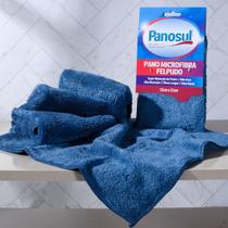 Kit 6 Panos Microfibra Felpudo 35Cm X 35Cm Alta Absorção Sortido - Panosul