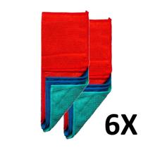 Kit 6 Panos Microfibra Multiuso Não Risca Solta Pelo 30Cm Kit 6 Panos Microfibra Multiuso Não Risca Solta Pelo 30Cm