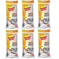 Kit 6 Panos Reutilizaveis SCOTCH Brite 20CM X 20CM 58 Unidades 3M Kit 6 Panos Reutilizaveis SCOTCH Brite 20CM X 20CM 58 Unidades 3M