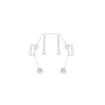 Kit 6 Parafuso Plástico P/ Assento Sanitário Thema, Multi