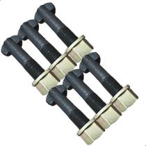 Kit 6 Parafuso Roda Raiada 20 X 80mm Com Porca Ch27 Carreta